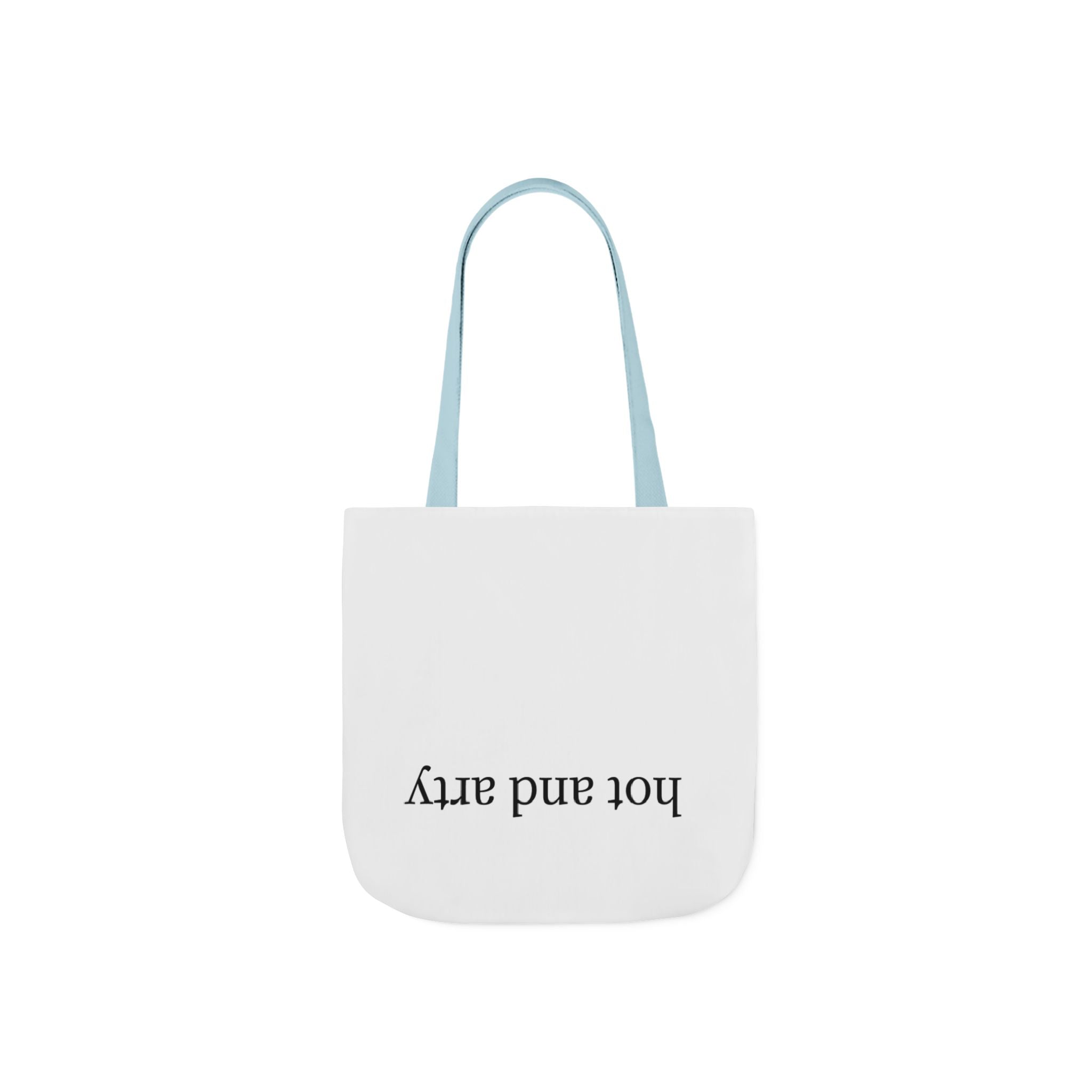 "Hot and arty" canvas tote bag
