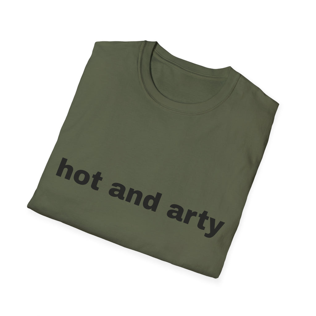 Unisex "hot and arty" T-shirt
