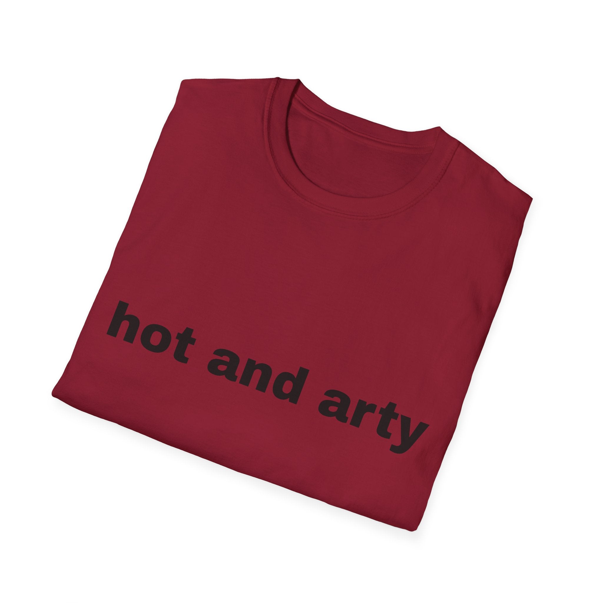 Unisex "hot and arty" T-shirt