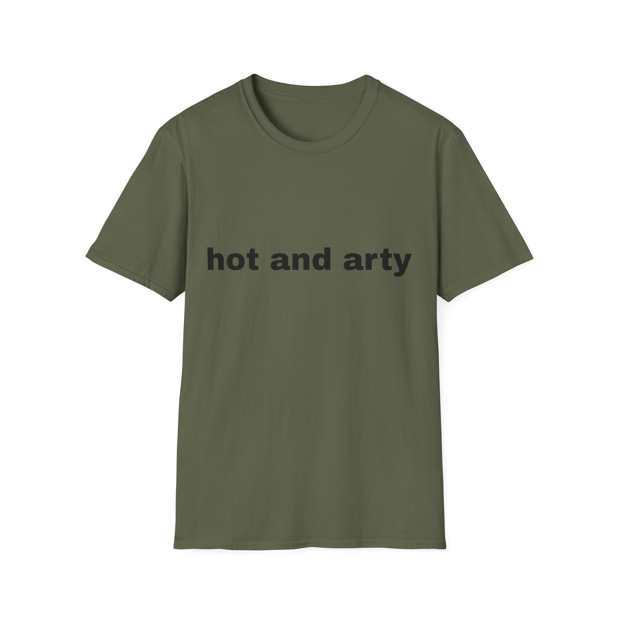 Unisex "hot and arty" T-shirt