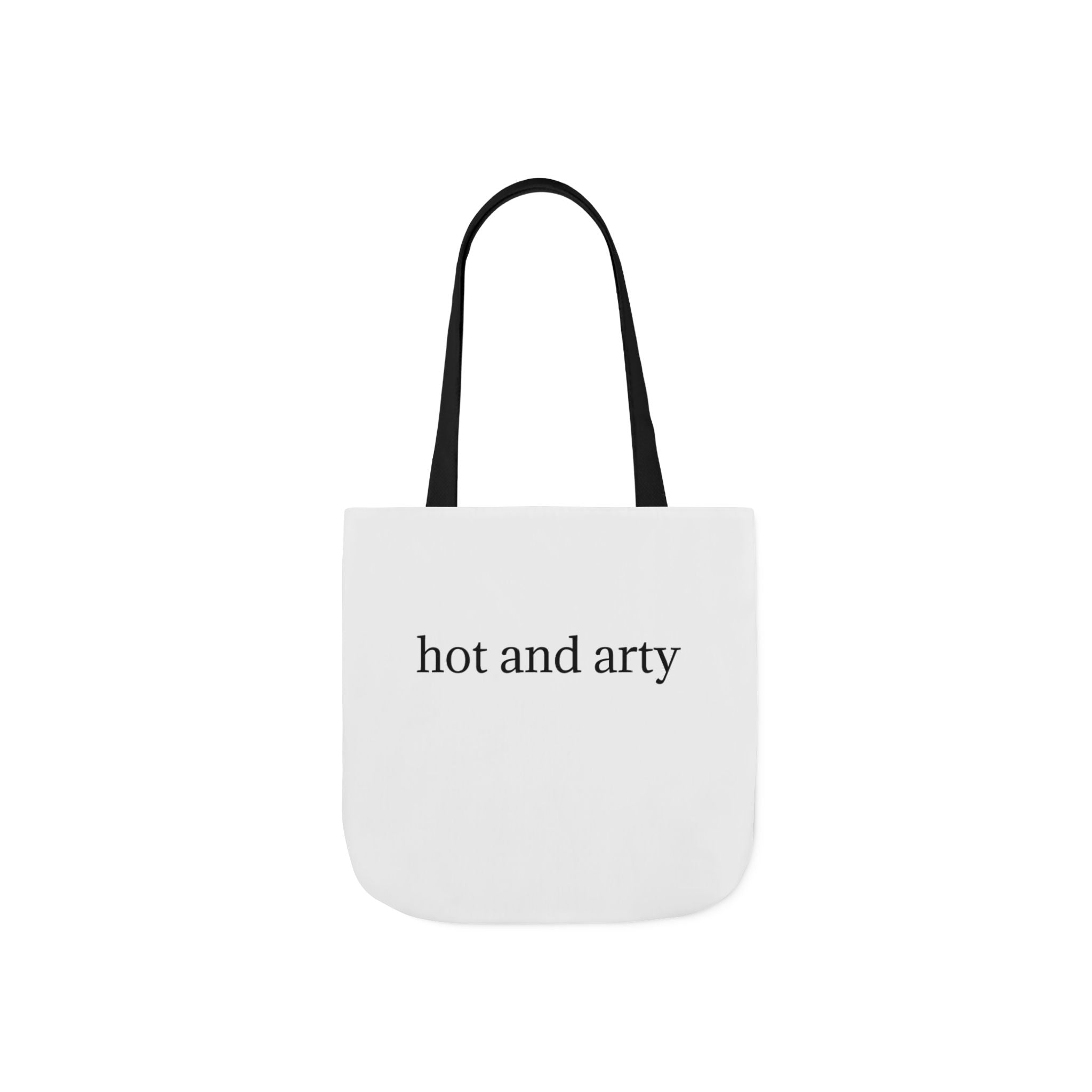 "Hot and arty" canvas tote bag