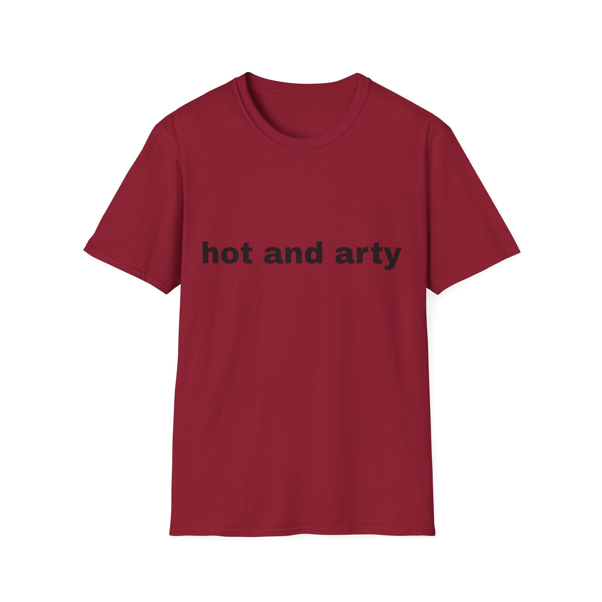Unisex "hot and arty" T-shirt