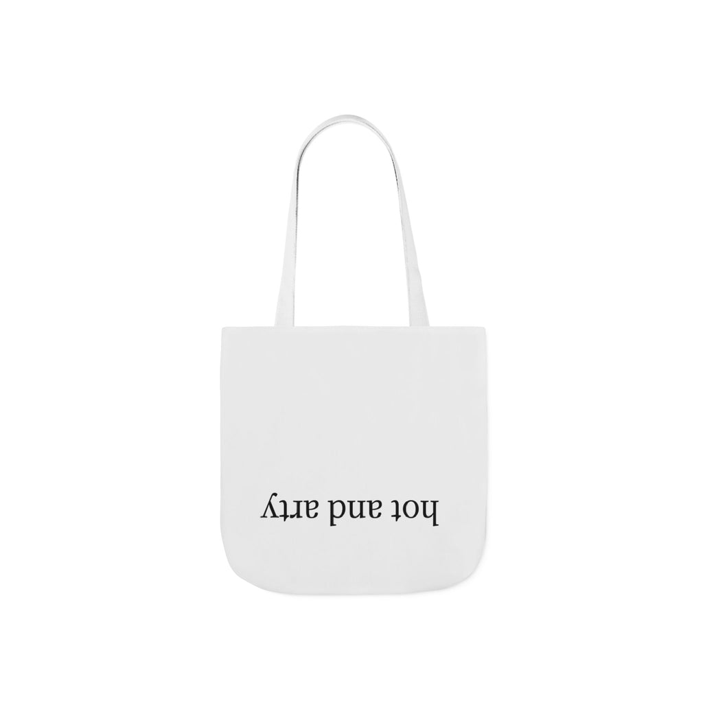 "Hot and arty" canvas tote bag