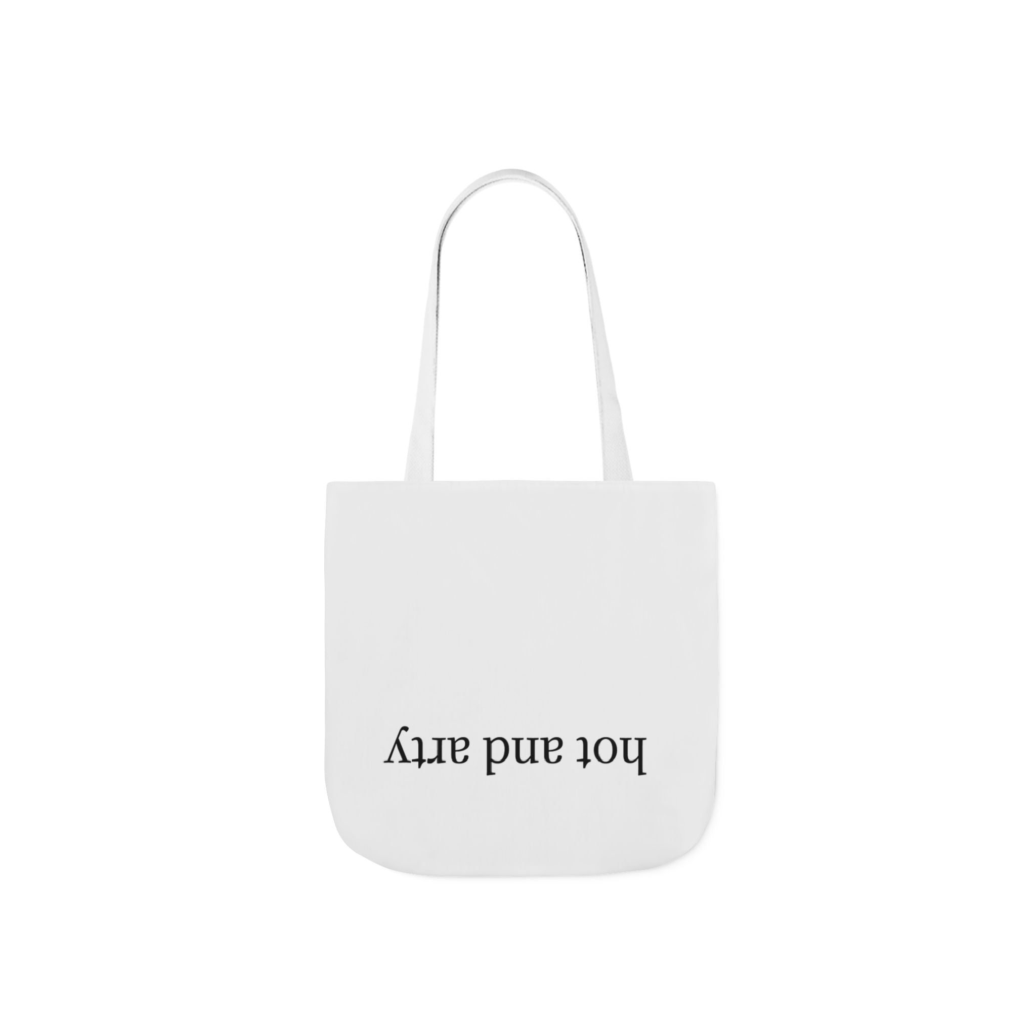 "Hot and arty" canvas tote bag