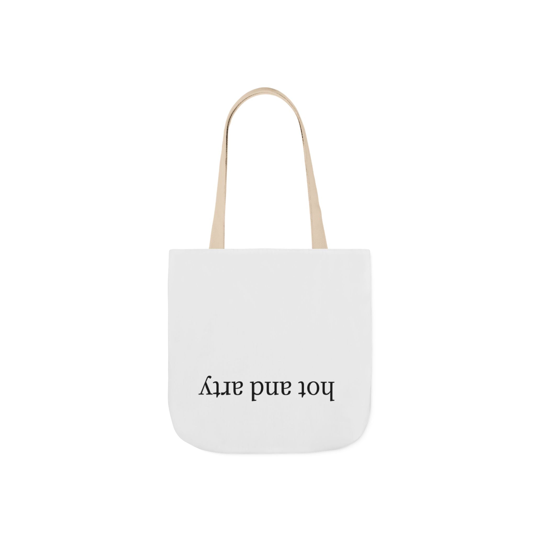 "Hot and arty" canvas tote bag