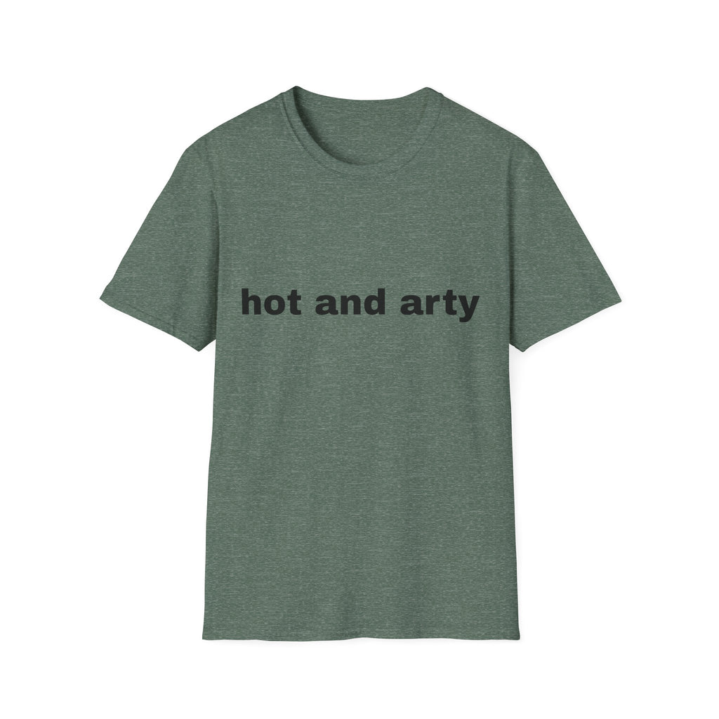 Unisex "hot and arty" T-shirt