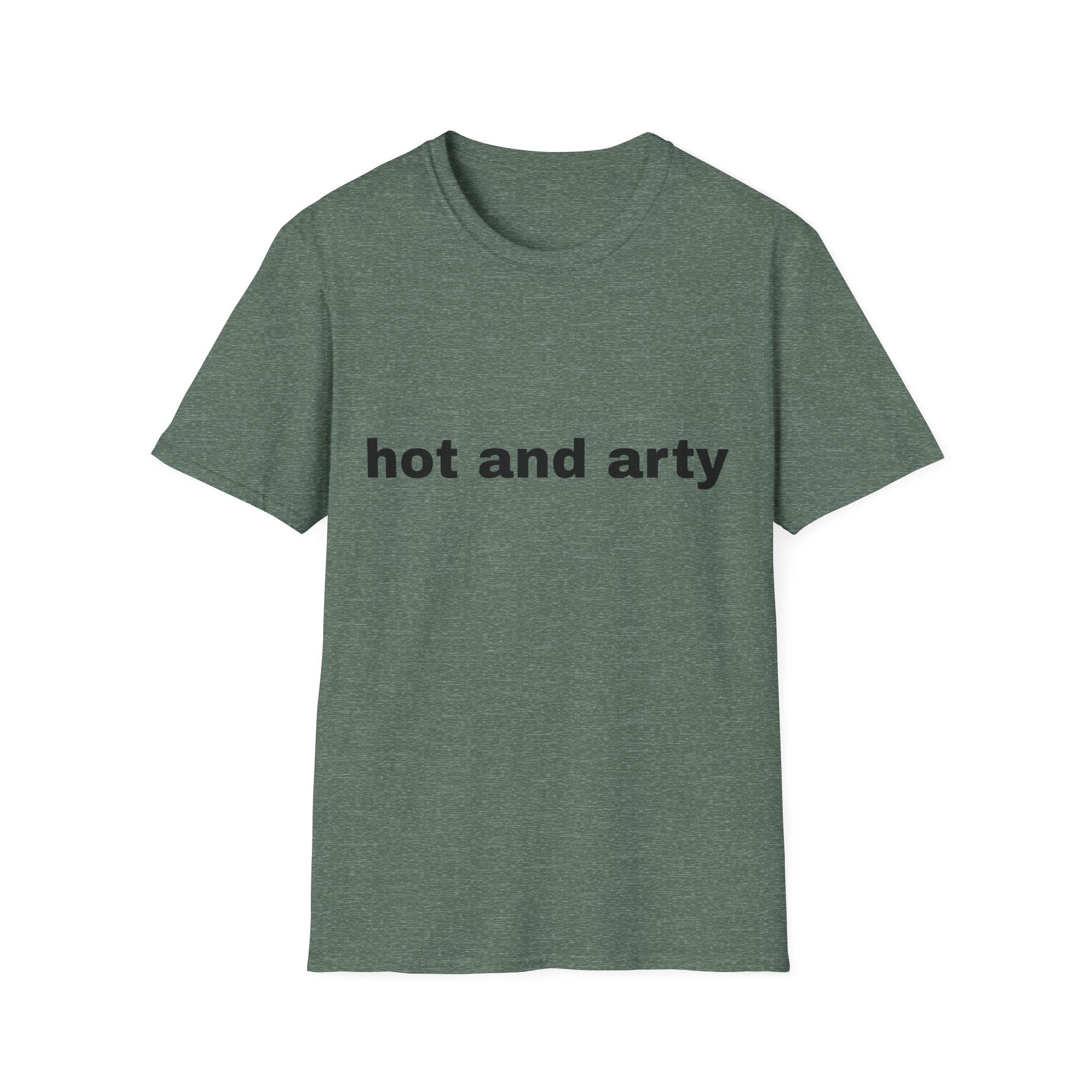 Unisex "hot and arty" T-shirt