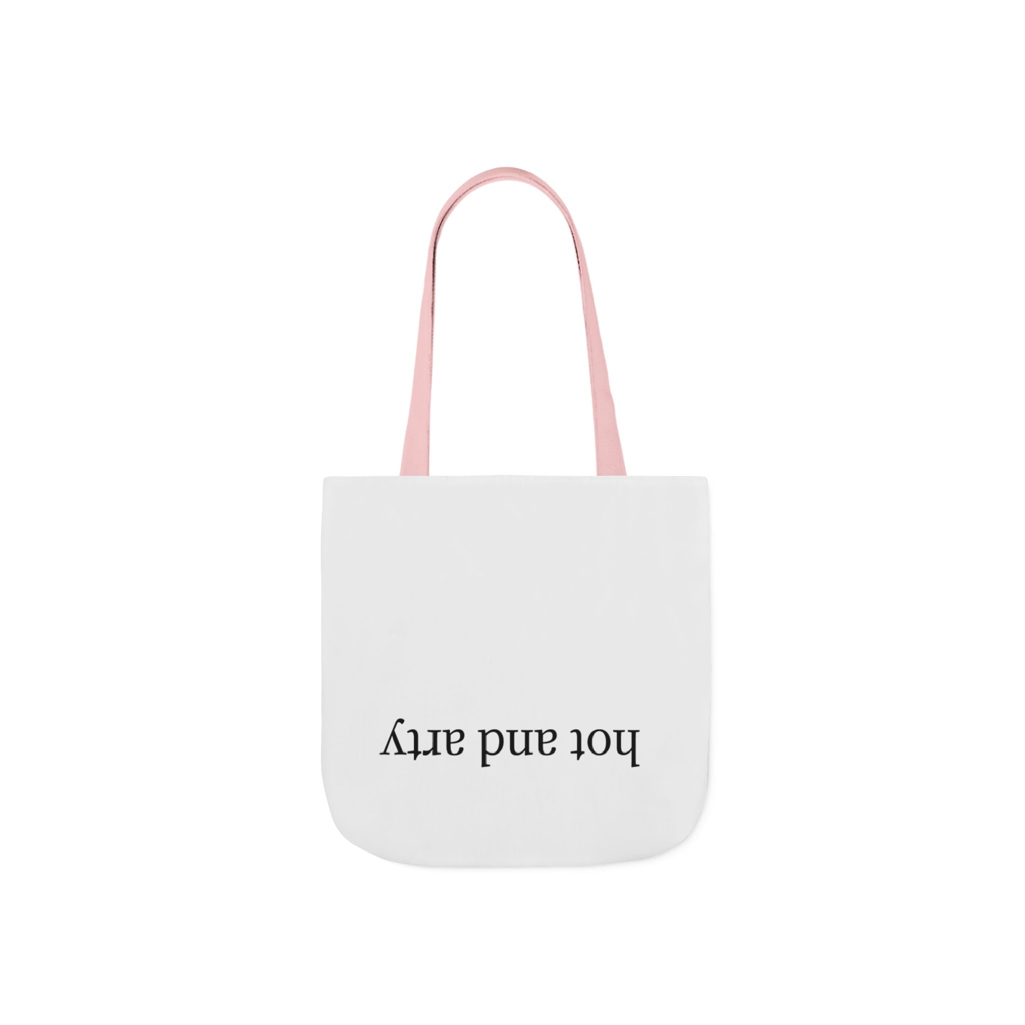 "Hot and arty" canvas tote bag