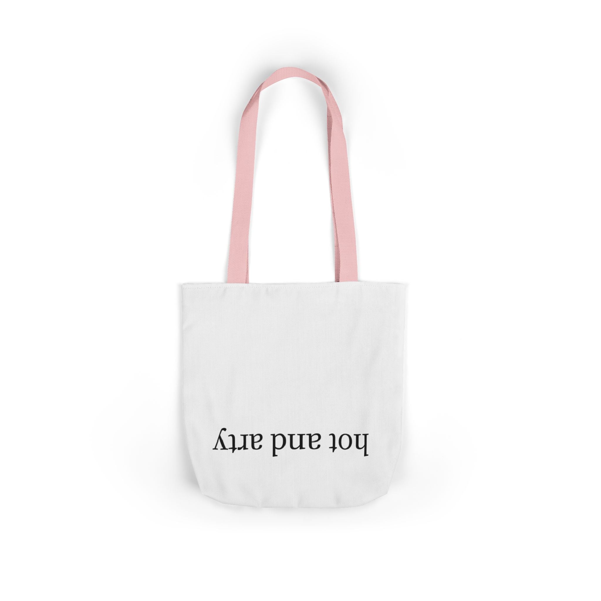 "Hot and arty" canvas tote bag