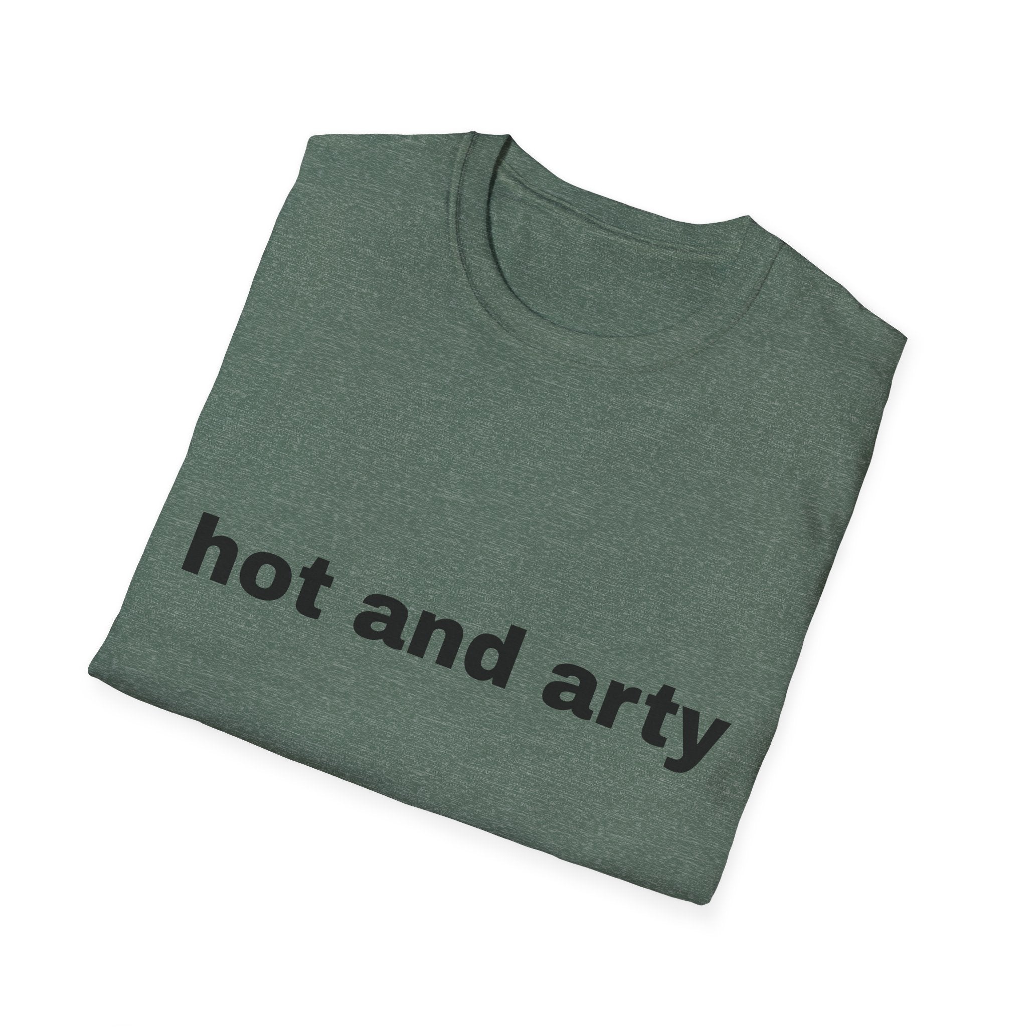 Unisex "hot and arty" T-shirt