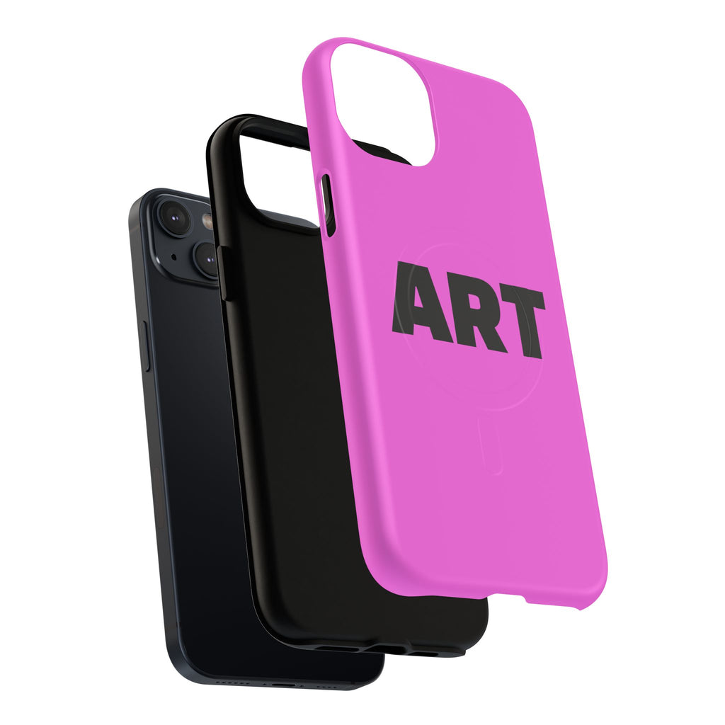 Pink "ART" iPhone case