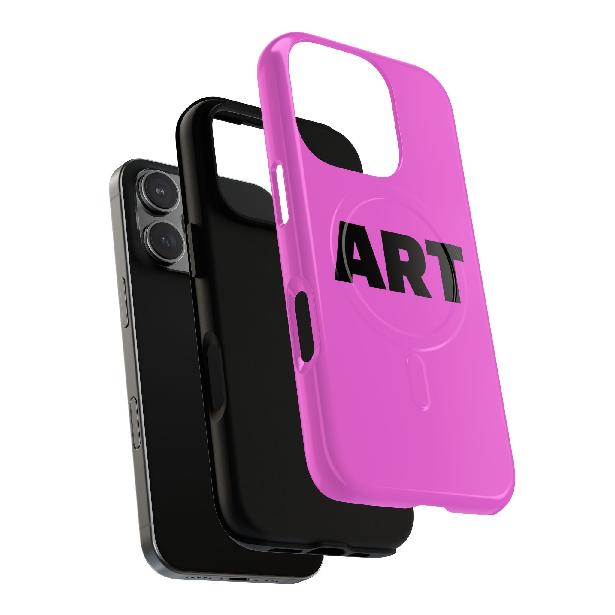 Pink "ART" iPhone case